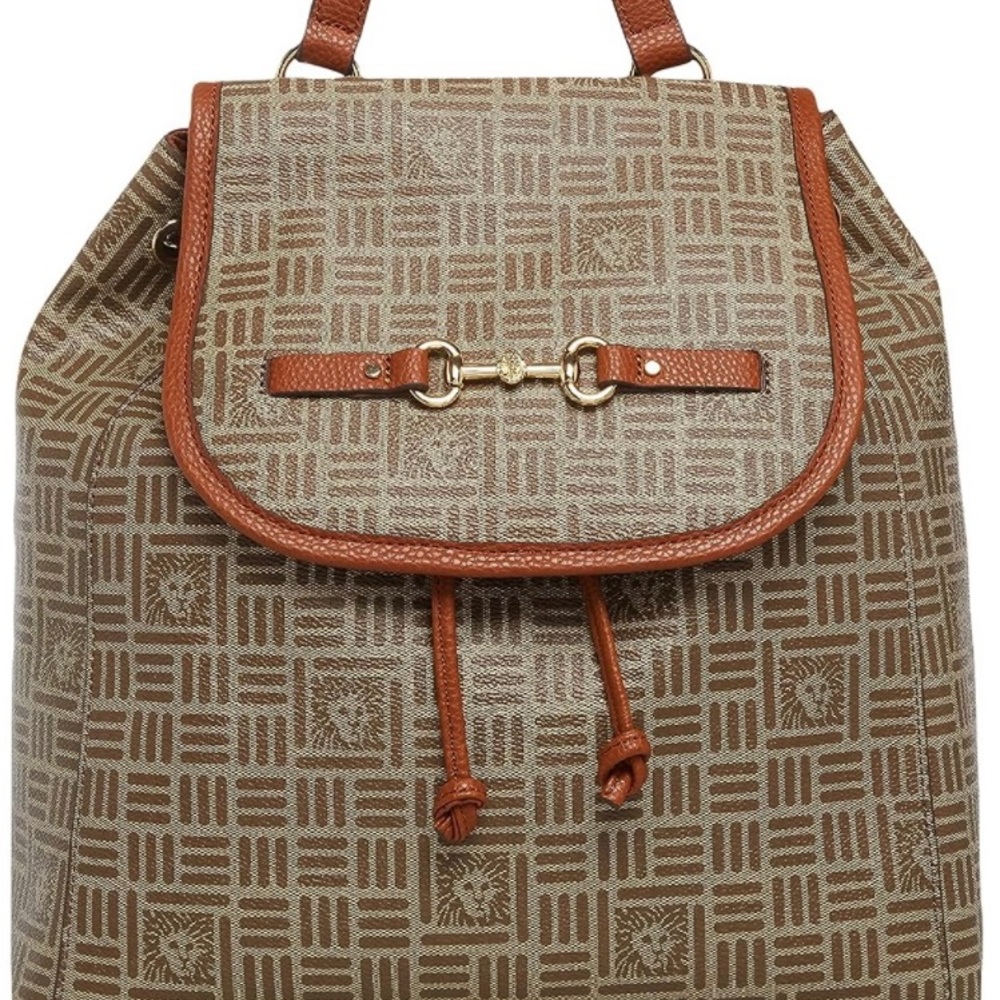 ANNE KLEIN. NWT. Saddle/Brown Colin-L, backpack. Removable/Adjustable st…‎